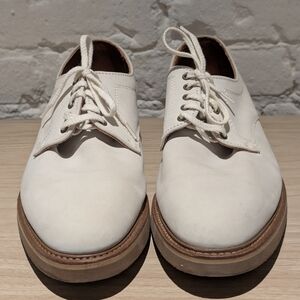 Vintage Armani Jeans White Buck Derby Shoes